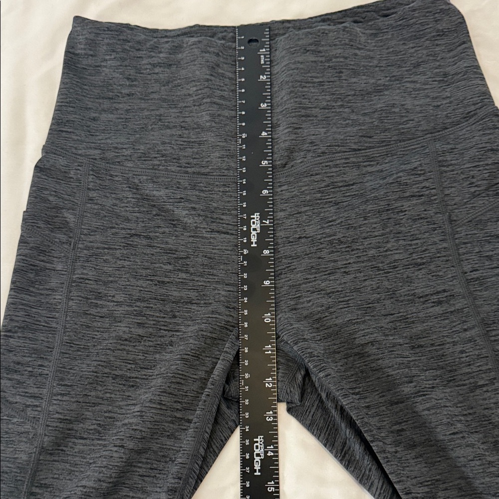 Gaiam Women’s M Gray High Rise Yoga Leggings Full Length Activewear - Picture 7 of 10